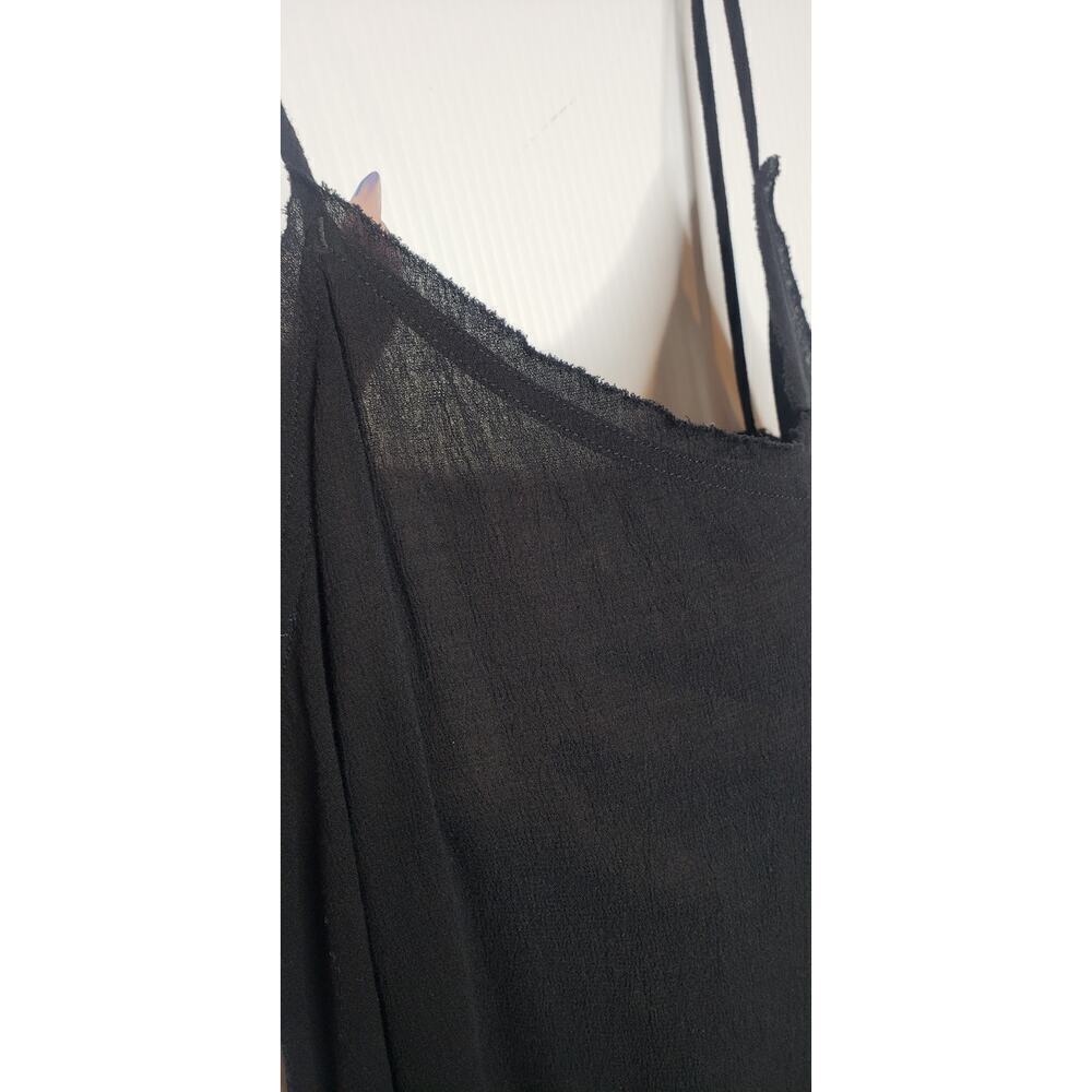 ATM ANTHONY THOMAS MELILLO Gauze Camisole Slip Tank Midi Dress Black Revolve XS - Picture 8 of 11
